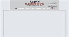 Desktop Screenshot of kunstbroeders.com