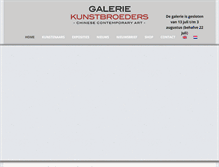 Tablet Screenshot of kunstbroeders.com
